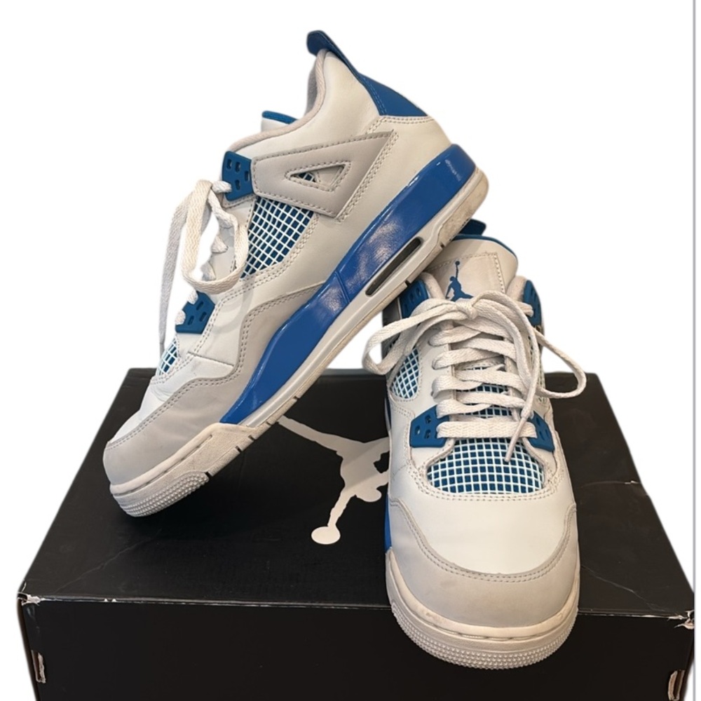 Air Jordan 4 Retro (GS) Military Blue